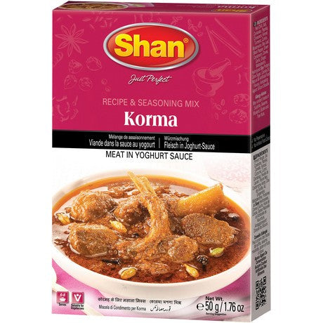 Shan Mix Korma Masala 50g (Art. 6677-11) – 6er-Pack (6×50 g)