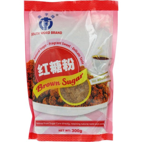 SOUTH WORD - Brauner Zucker 300 g – 4er-Pack (4×300 g)