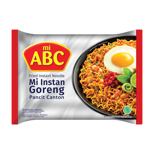 ABC PRESIDENT Mi ABC 5in1 Gebratene Instantnudel 70 g – 5er-Pack (5x70g)