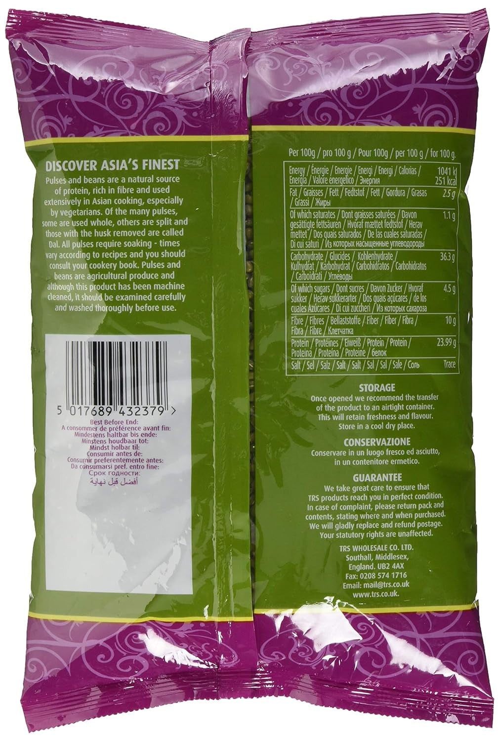 - Mung Bohnen - (1 X 1 KG)