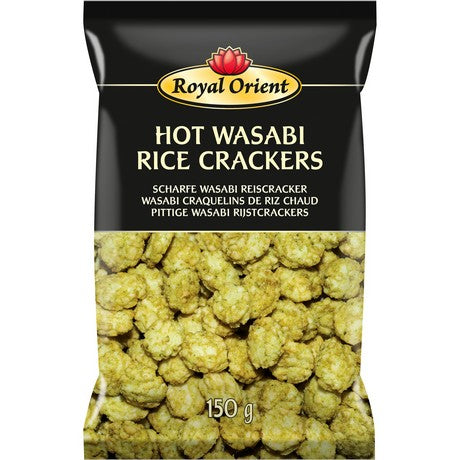 Royal Orient Hot Scharfe Wasabi Reiscracker 150g – 5er-Pack (5×150 g)