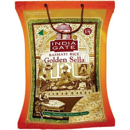 INDIA GATE - Gold Sella Basmati Reis - (1 X 5 KG)