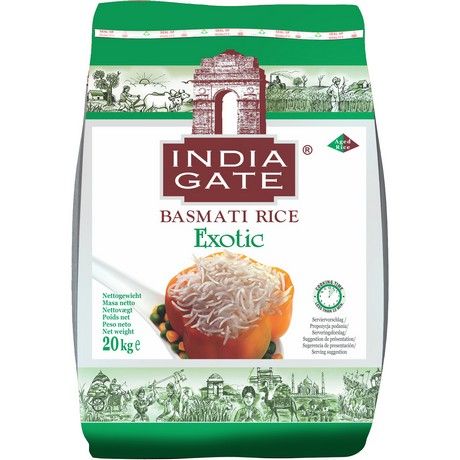 INDIA GATE - Basmati Reis Exotic- 1 KG - 5 KG - 10 KG - 20 KG