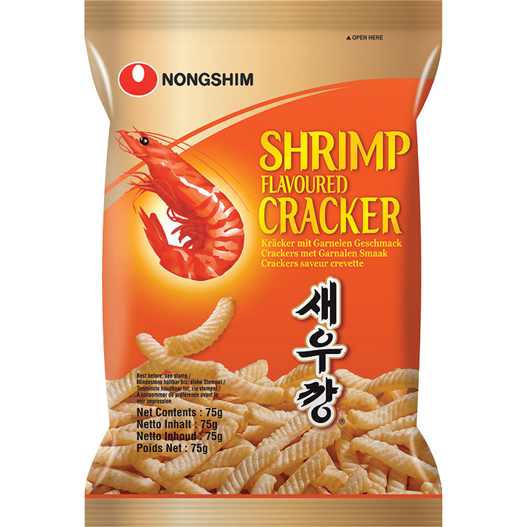 NONG SHIM NONGSHIM - Garnelen Kräcker 75 g – 10er-Pack (10×75 g)