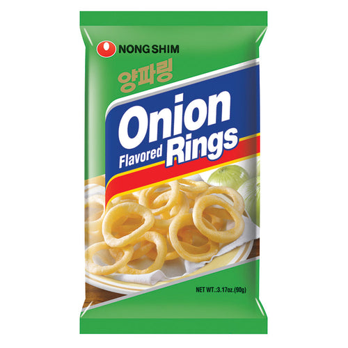 NONG SHIM NONGSHIM - Zwiebel Ringe Chips 90 g – 4er-Pack (4×90 g)