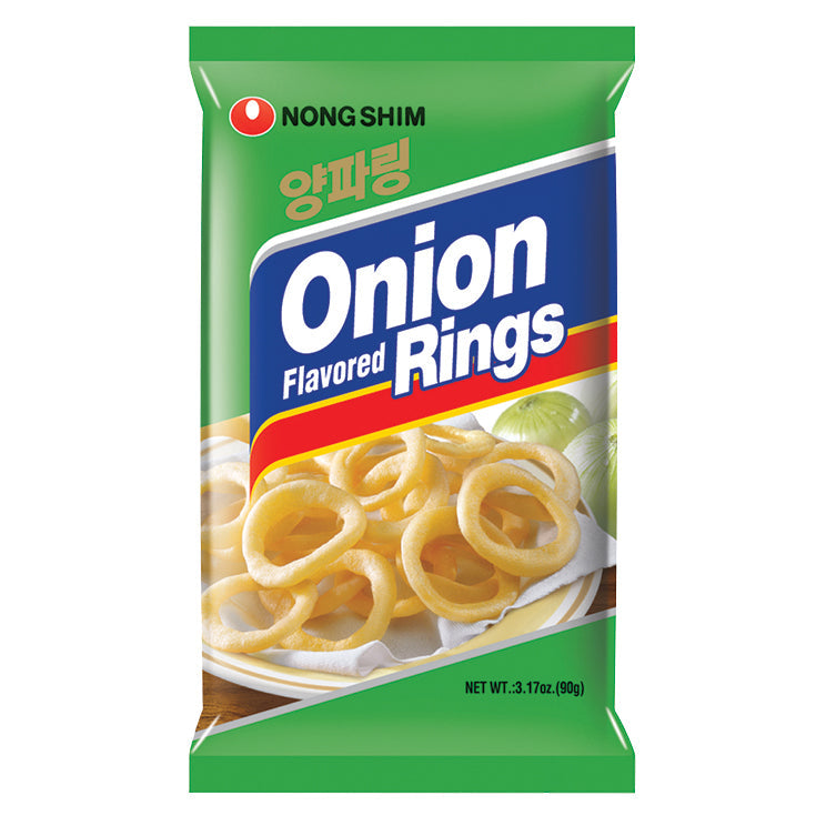 NONG SHIM NONGSHIM - Zwiebel Ringe Chips 90 g – 4er-Pack (4×90 g)