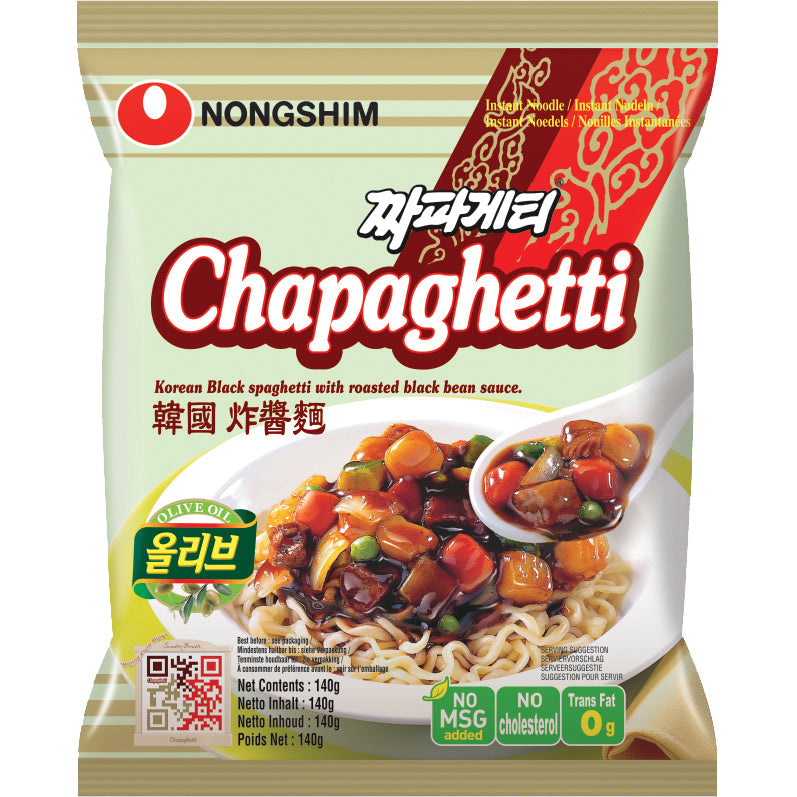 Nong Shim - Instant Nudelnsuppe Chapagetti 140 g – 5er-Pack (5×140 g)