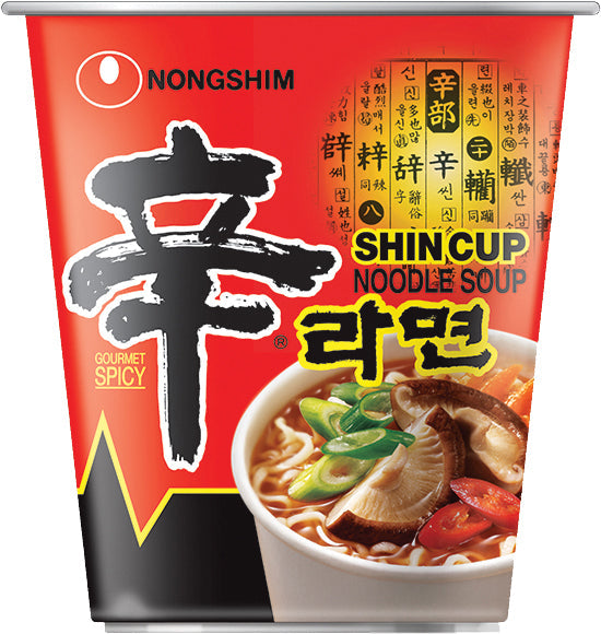 NONG SHIM Nongshim Shin Ramyun - Instant Nudeln Scharf 68 g – 6er-Pack (6×68 g)