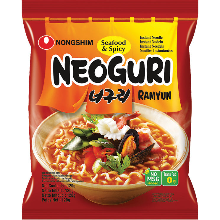 NONG SHIM NONGSHIM - Instant Nudeln Neoguri Scharf 120 g – 10er-Pack (10×120 g)