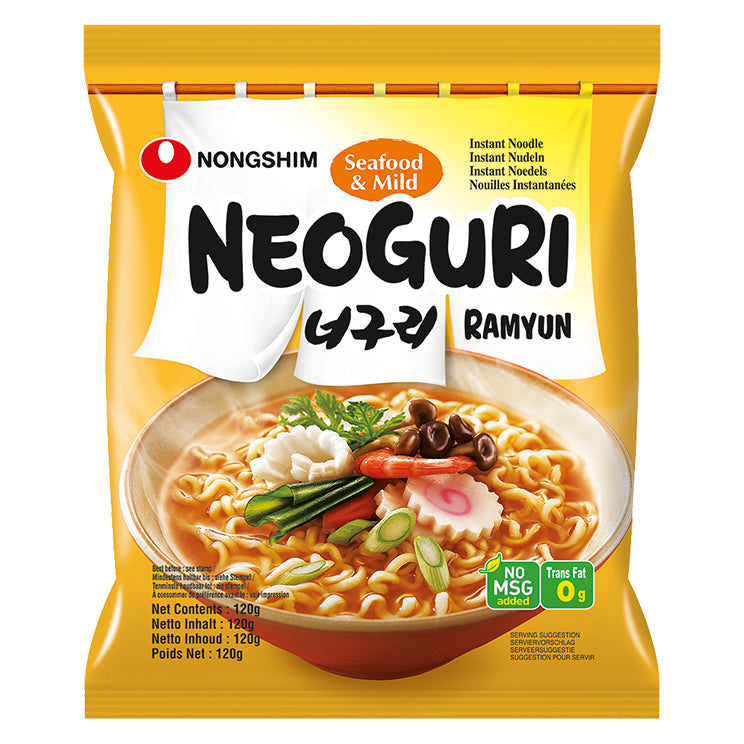 NONG SHIM NONGSHIM - Instant Nudeln Neoguri Mild 120 g – 5er-Pack (5×120 g)
