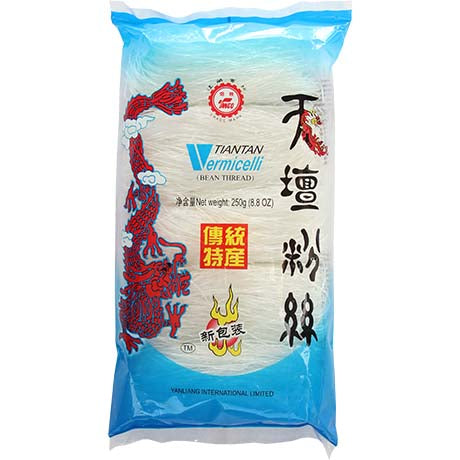 YANCO - Vermicelli (Tiantan) 250 g (Art. 7522-03) – 5er-Pack (5×250 g)
