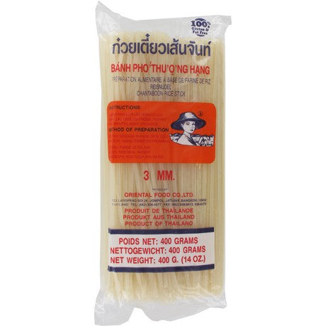 FARMER - Reisnudeln Sticks Gerade 10 mm 400 g (Art. 7551) – 5er-Pack (5×400 g)