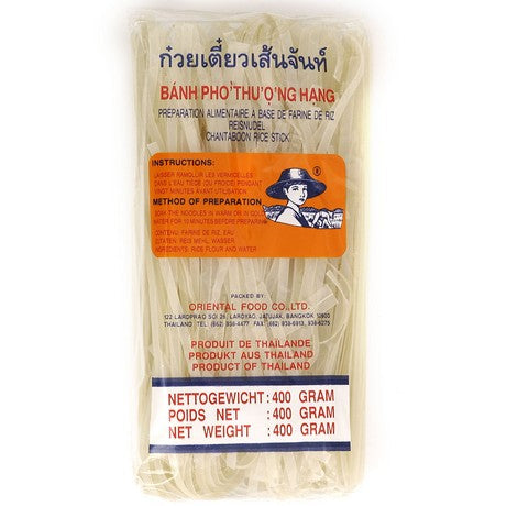 FARMER - Reisnudeln (recht) 5 Mm. 400 g (Art. 7555) – 4er-Pack (4×400 g)