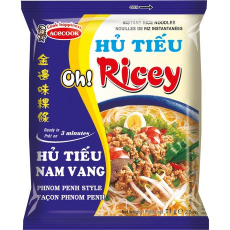 Acecook Reisnudelsuppe Hu Tieu Nam Vang 71g – 12er-Pack (12×71 g)