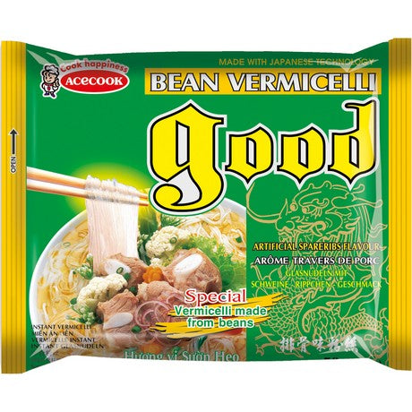 Acecook Instant Glasnudel Suppe Sparerib Mien An Lien Suong 56g – 8er-Pack (8×56 g)