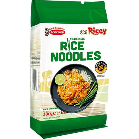 ACECOOK - OR Reisnudeln 200 g – 4er-Pack (4×200 g)