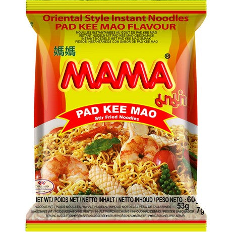 Mama Pad Kee Mao Nudelsuppe 60g – 12er-Pack (12×60 g)
