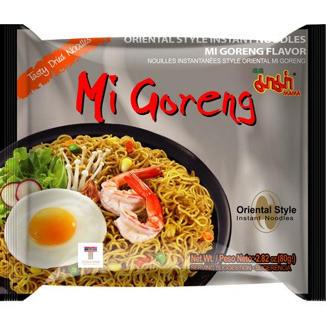 Mama Instant Nudeln Mi Goreng 80 g – 10er-Pack (10×80 g)