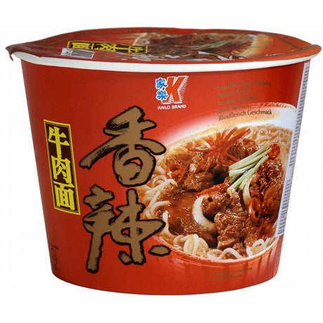 Kailo Instant Nudelsuppe Spicy Beef Flavor 120g – 3er-Pack (3×120 g)