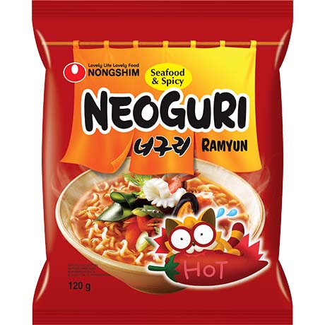 NONGSHIM - Instant Nudeln Neoguri Scharf 120 g (Art. 7682) – 10er-Pack (10×120 g)