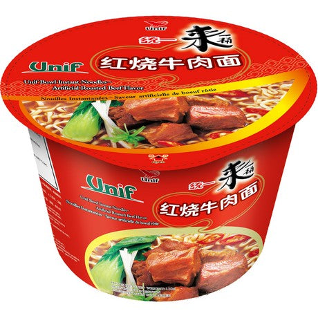 TONGYI - Instant-Nudeln Gebratenes Rindfleisch Schüssel 110 g (Art. 7746) – 4er-Pack (4×110 g)