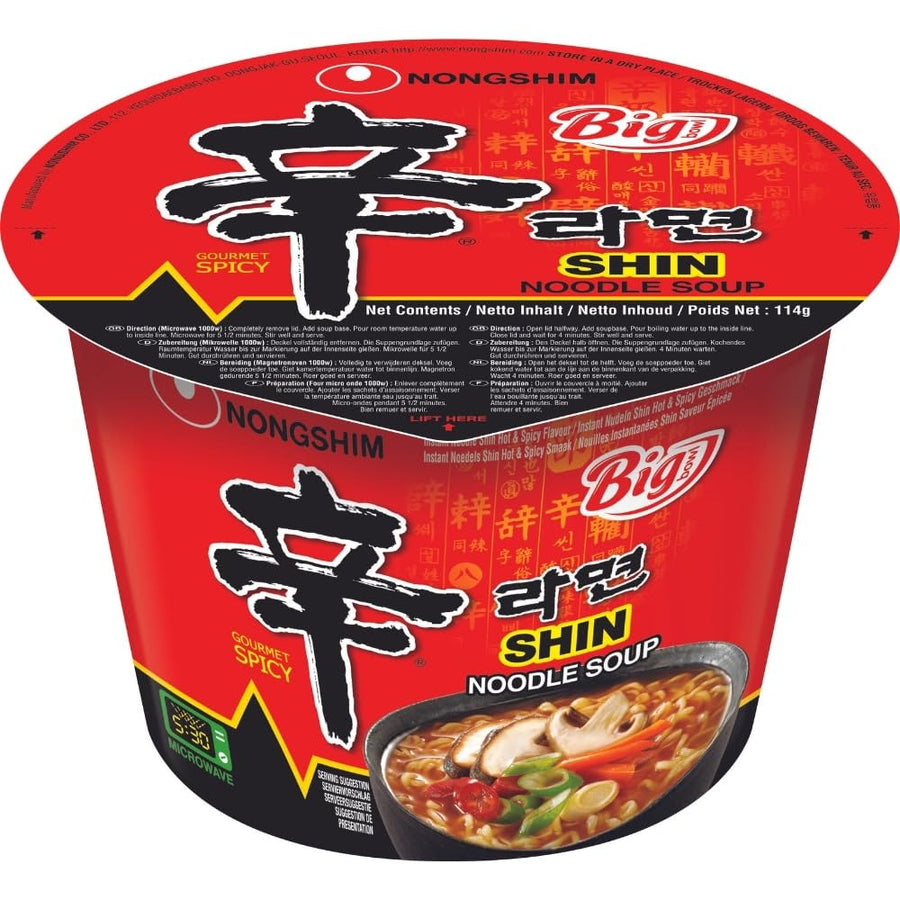 NONGSHIM - Instant Nudeln Big Bowl Shin - (1 X 114 GR)