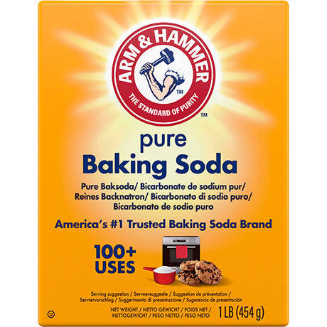 ARM & HAMMER Baking Soda, reines Backnatron, America's #1 Trusted Baking Soda Brand 454 g – 4er-Pack (4×454 g)
