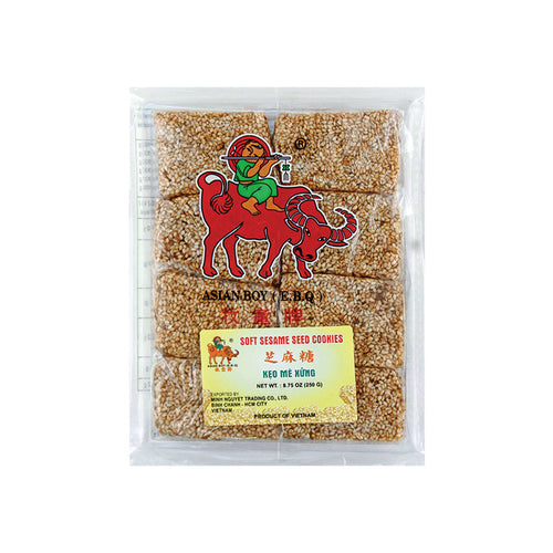 ASIAN BOY Keo Me Xung Soft Sesam Süßigkeit 250g – 3er-Pack (3×250 g)