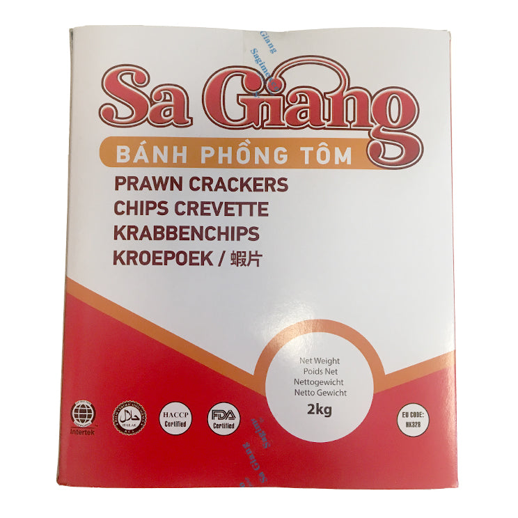 SA GIANG Sagiang Krabbenchips 2kg Rohlinge