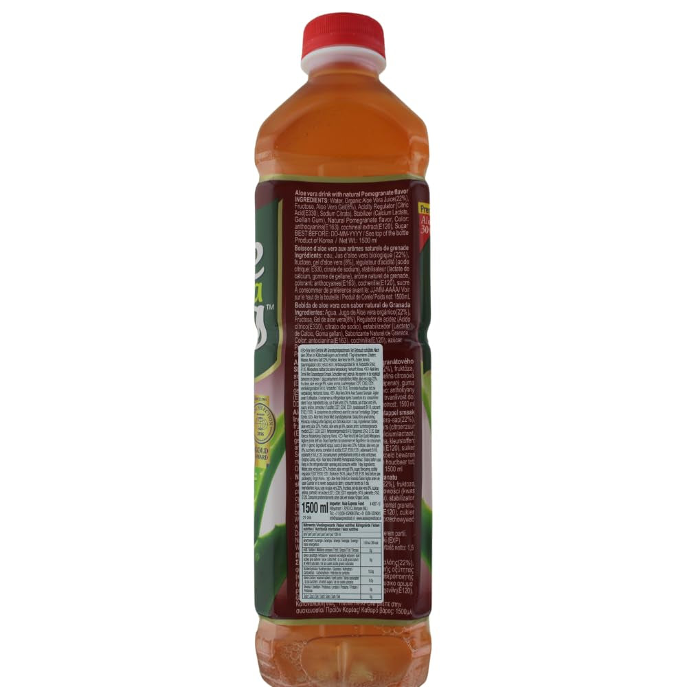 - Aloe Vera Getränk Granatapfel - Multipack 12 X 1.5 Litre