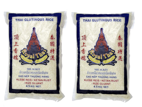 2Er-Sparpack - Royal Thai [2X 4,5Kg] Klebreis, Glutinous Rice, Klebereis