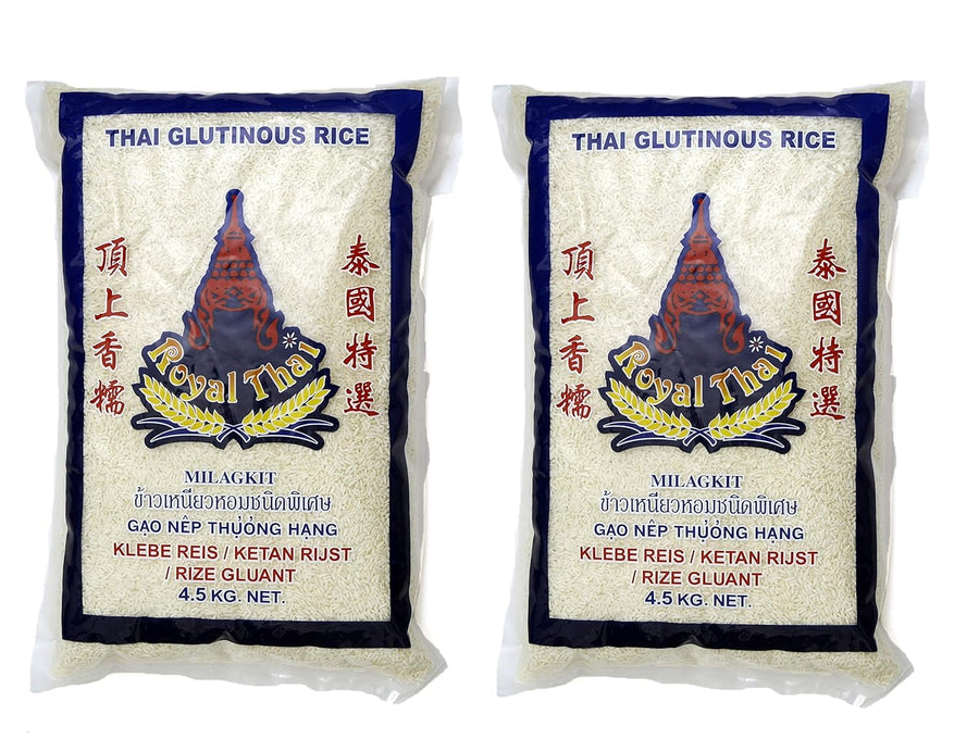 2Er-Sparpack - Royal Thai [2X 4,5Kg] Klebreis, Glutinous Rice, Klebereis