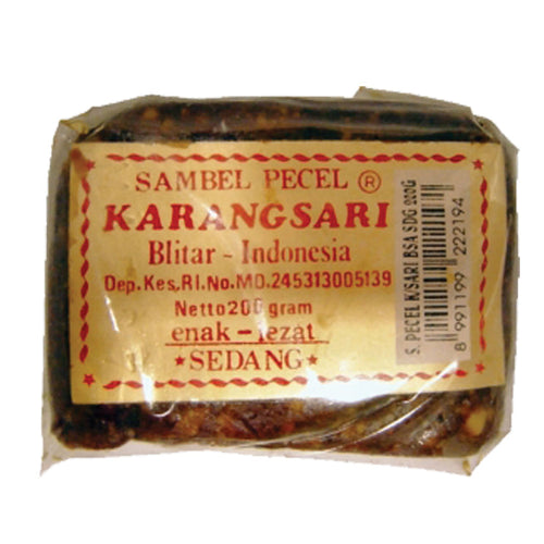 Karangsari Sambal Bumbu Pecel medium hot 200g – 4er-Pack (4×200 g)