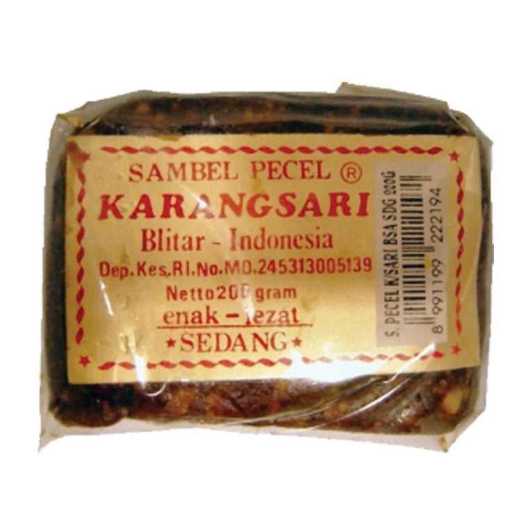Karangsari Sambal Bumbu Pecel medium hot 200g – 4er-Pack (4×200 g)