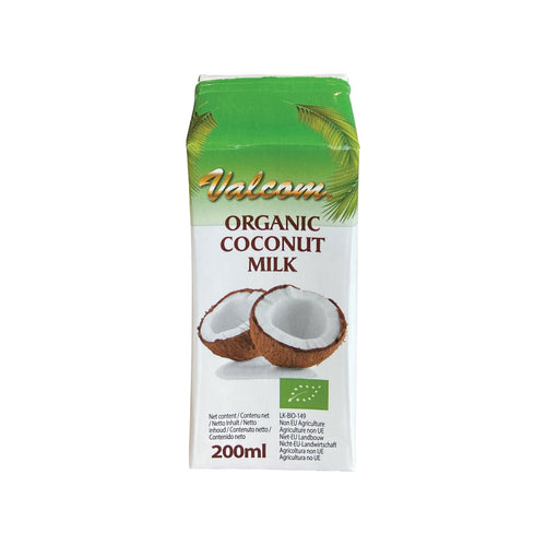 Valcom Organic Coconut Milk 200 ml – 6er-Pack (6×200 g)