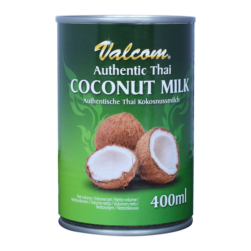 Valcom Premium Thai Kokosnussmilch, 400 ml – 4er-Pack (4×400 g)