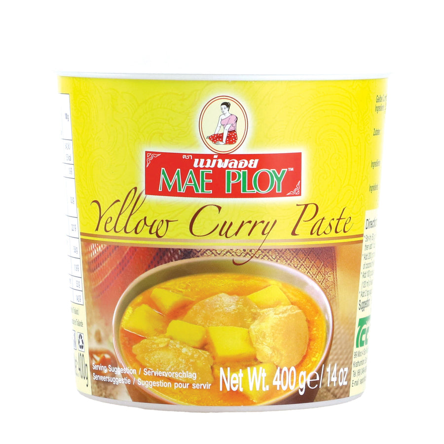 MAE PLOY Curry Paste, Yellow, Small 400 g – 3er-Pack (3×400 g)