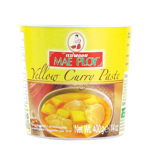 MAE PLOY Curry Paste, Yellow, Small 400 g – 3er-Pack (3×400 g)