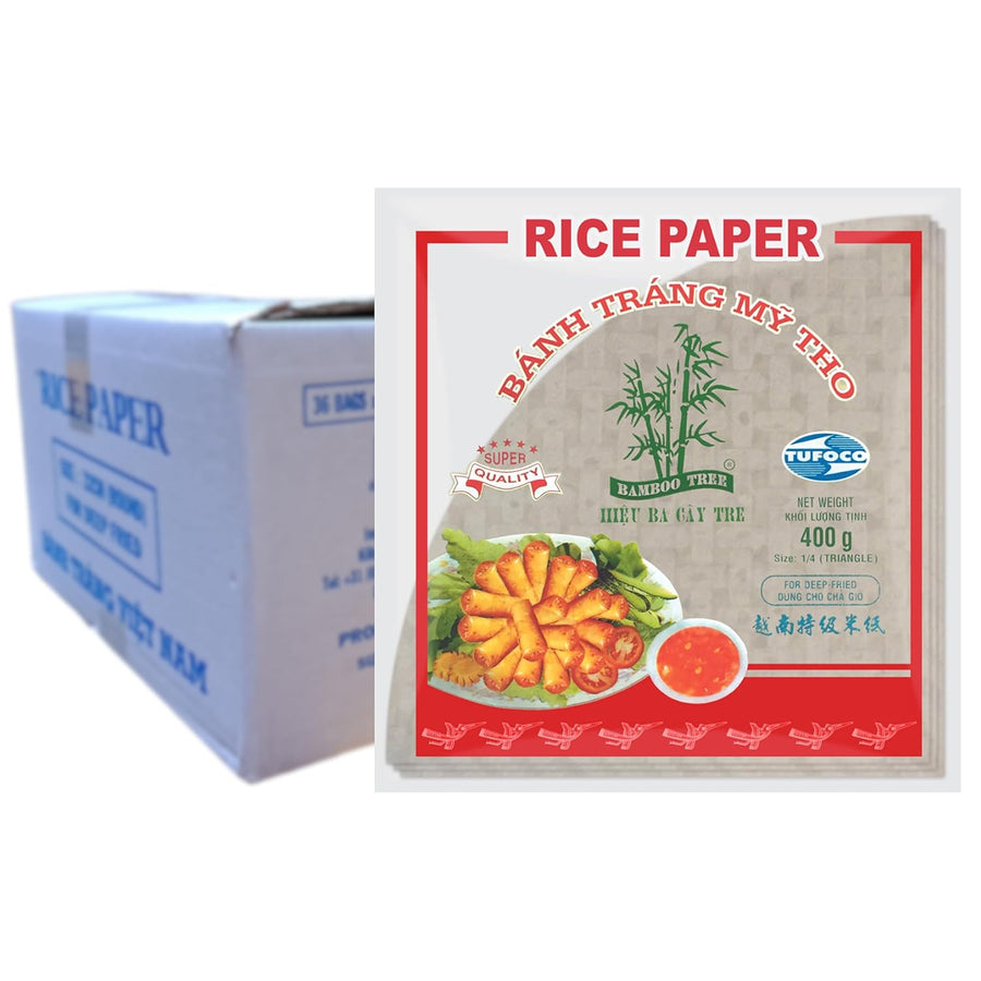 BAMBOO TREE - Reispapier Dreieck Fritieren - 400 GR