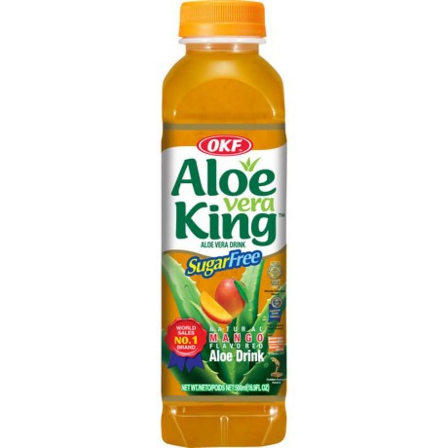 OKF - Aloe Vera Getränk Mango (Zuckerfrei), 20Er Pack (20 X 500 ML)