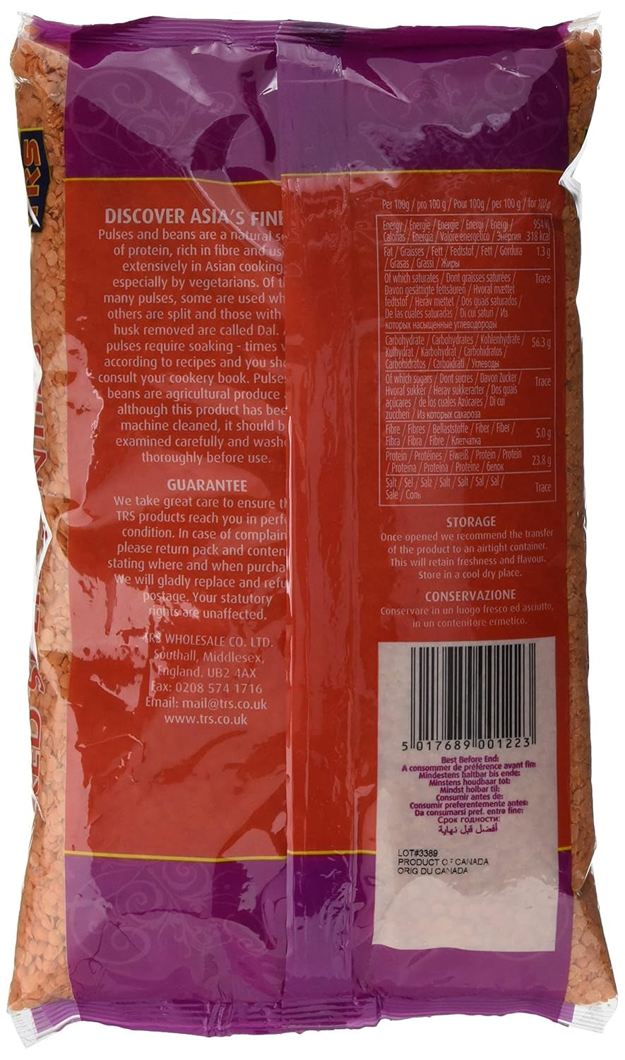 - Rote Linsen - (1 X 2 KG)