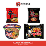 Korea Feuer-Box – 12 Stück Nudel-Mix – Bild 2